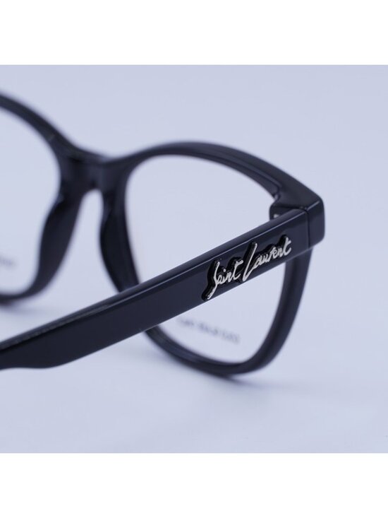 Saint Laurent SL338 001 Eyeglasses Black 53mm Square Frame main image 4